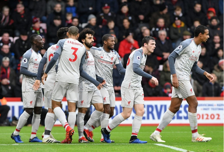  萨拉赫戴帽破纪录 利物浦大胜伯恩茅斯  